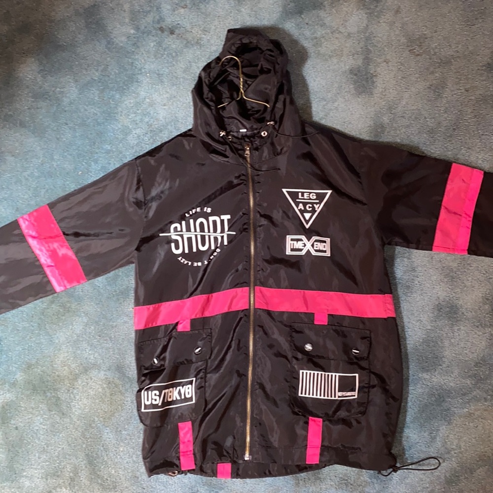 Long sleeve jacket black/pink